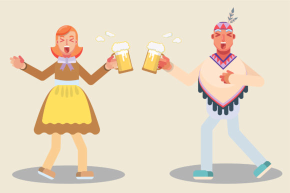 Awesome Thanksgiving Characters: Graphics for Creative Projects