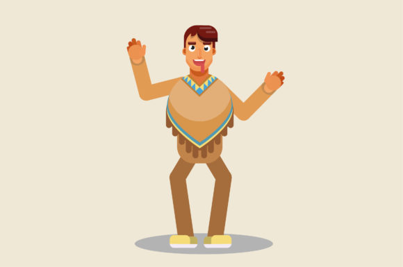 Characters - Man with Funny Face: Graphics & Illustrations
