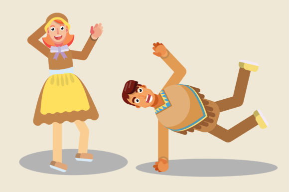 Characters of Funny Teens: Graphics and Illustrations for Creative Projects
