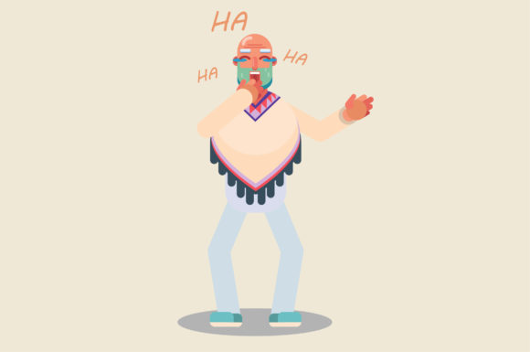 Characters of Laughing Tribe Chief Graphics