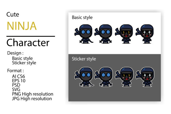 Cute Ninja Graphics: Illustrations Review