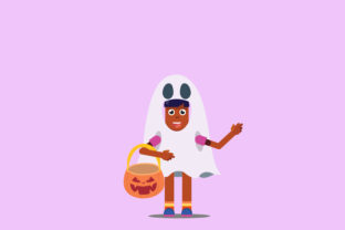 Ghost Halloween Costume: Graphics & Illustrations for Local Brands