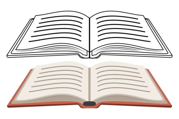Open Book SVG Bundle: Graphics & Crafts for Editorial Publishers